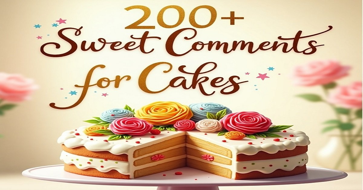 200+ Sweet Comments for Cakes: Compliments & Praise