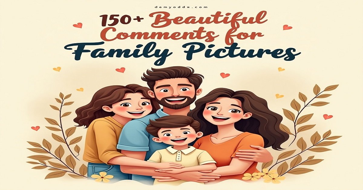 150+ Beautiful Comments for Family Pictures to Spread Love & Joy