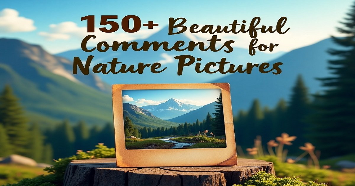 150+ Beautiful Comments for Nature Pictures on Instagram