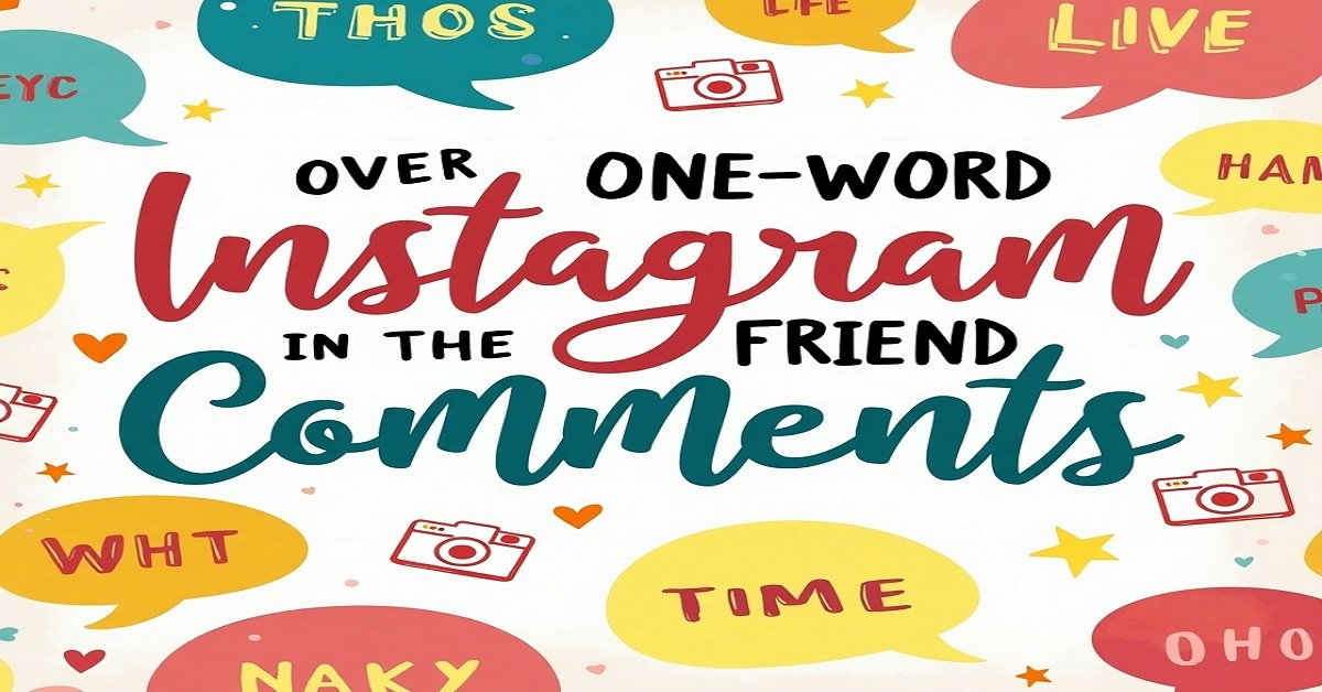 300+ One Word Instagram Comments for Your Best Friend's Picture