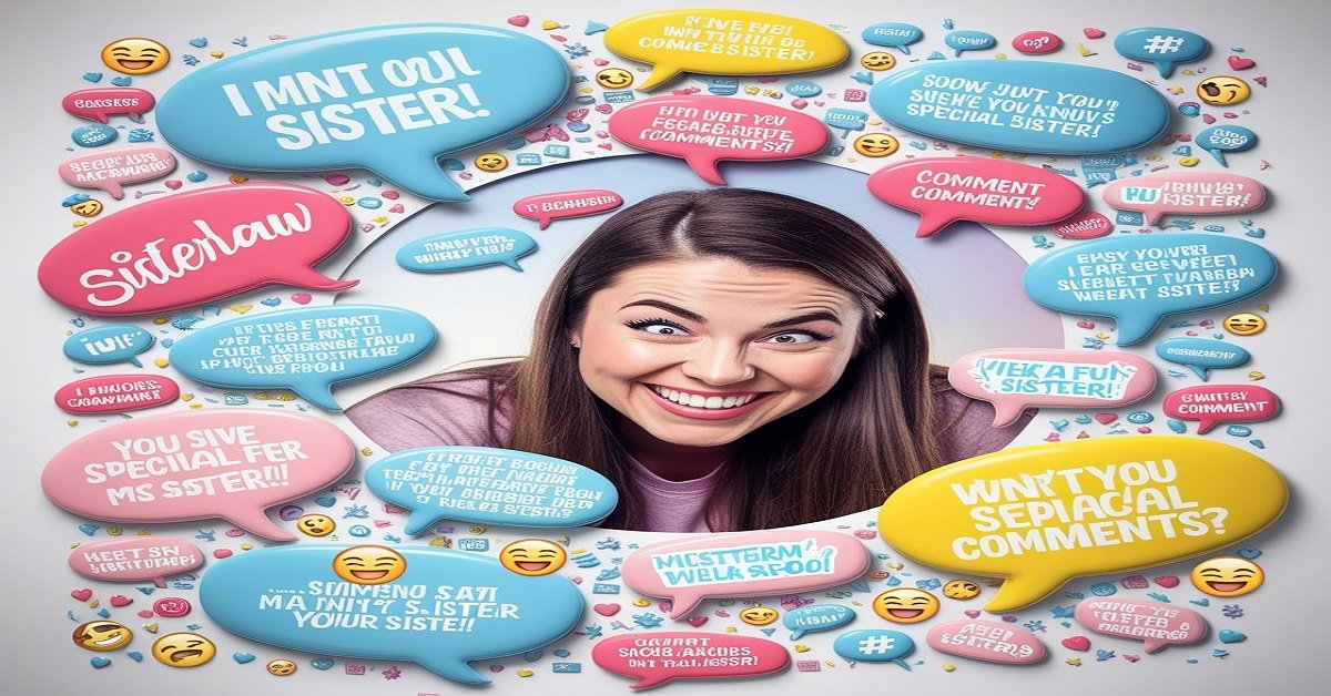 200+ Comments for Sister Pic on Instagram (Funny & Sweet!)