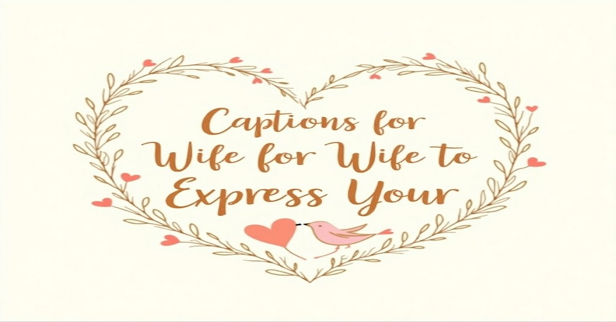 200+ Instagram Captions for Wife to Express Your Love