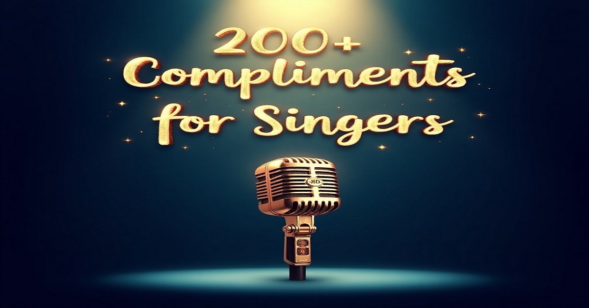 200+ Superb Compliments for Singers to Appreciate Their Talent