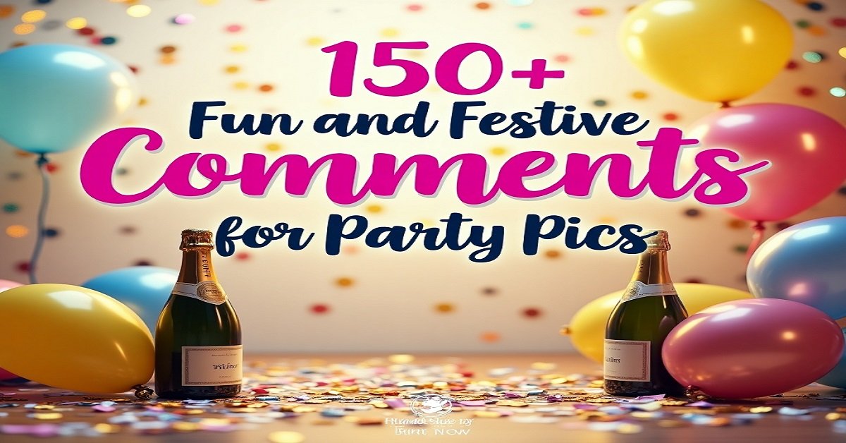 150+ Fun and Festive Comments for Party Pics
