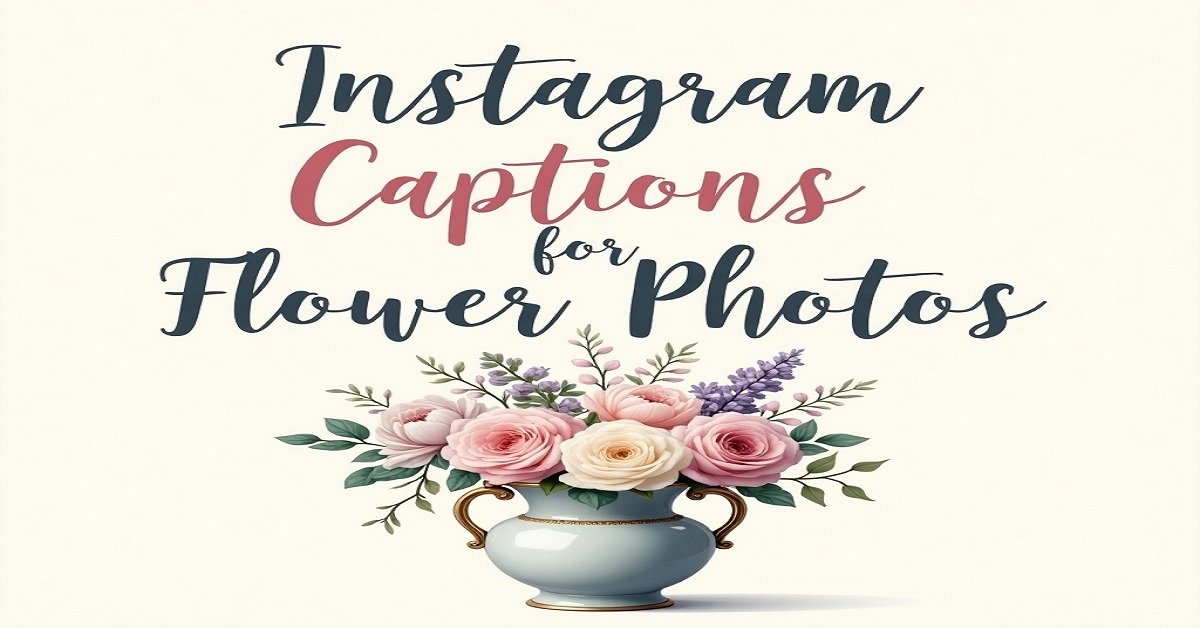 200+ Instagram Captions for Flower Photos