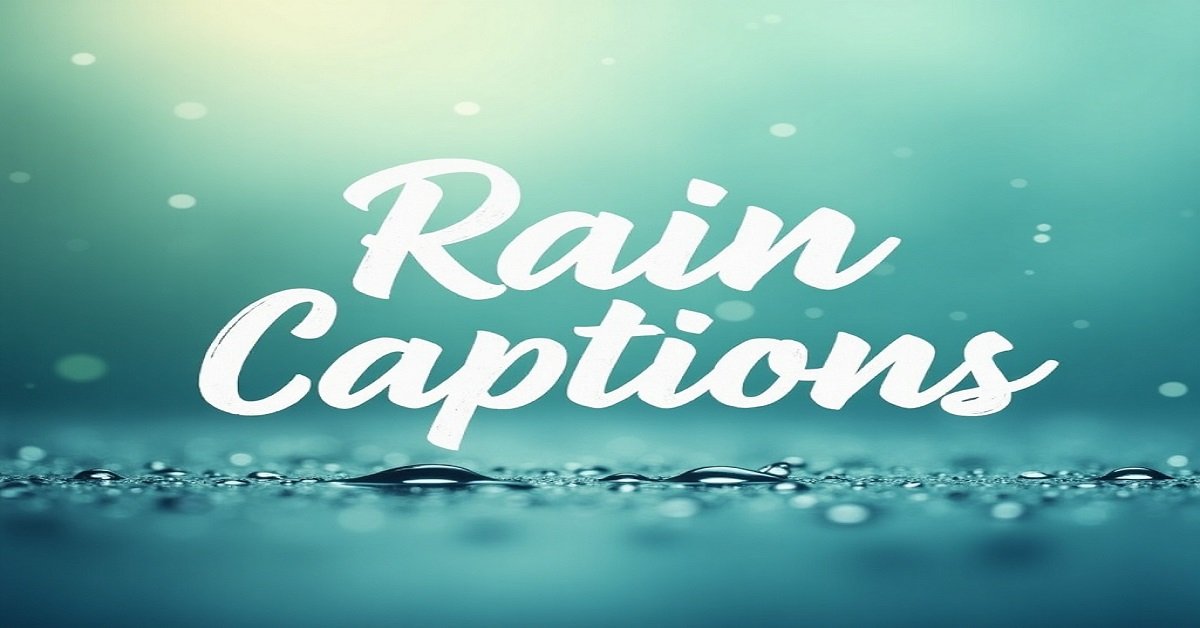 300+ Trending Rain Captions for Instagram Posts & Reels